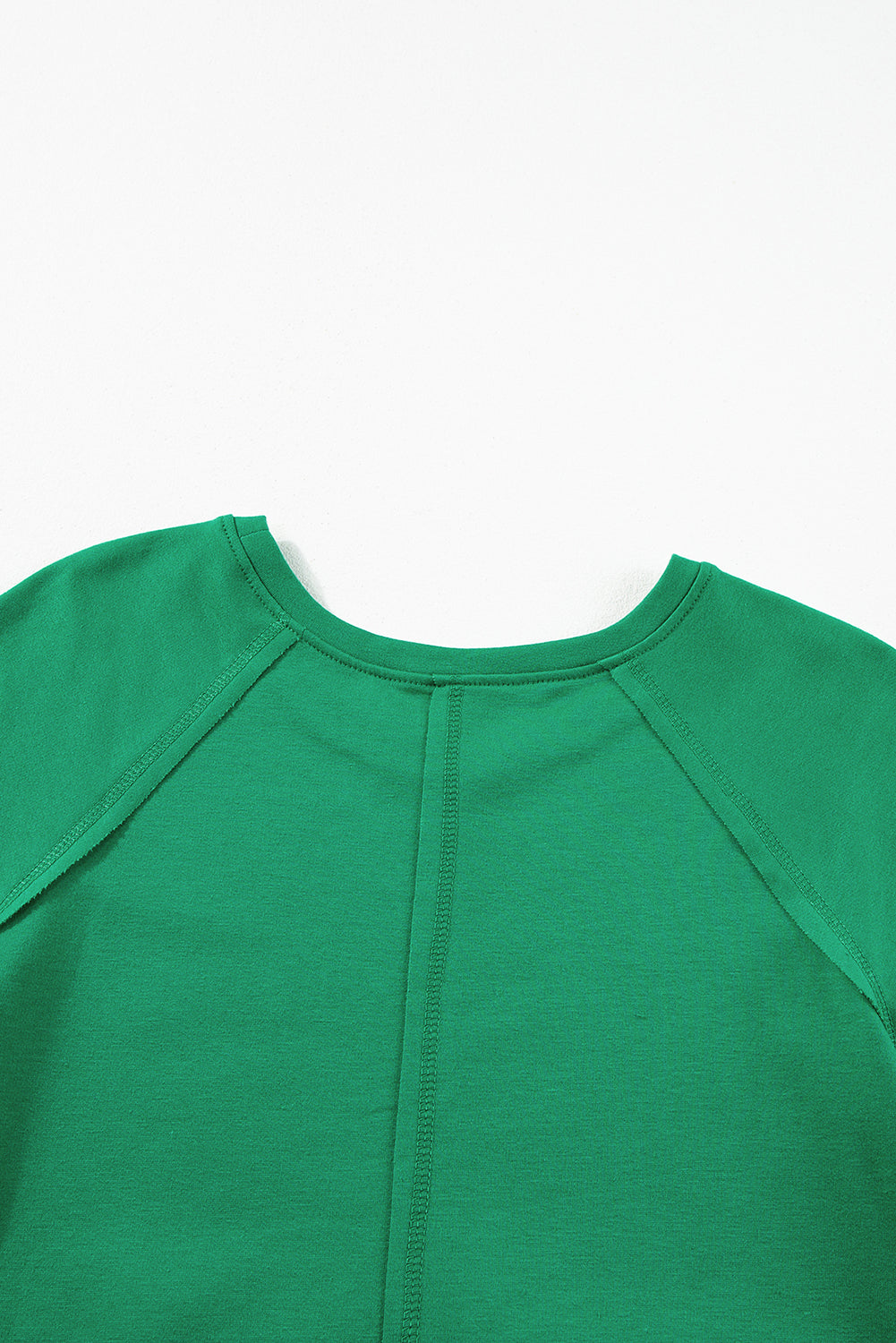 Bright Green Exposed Seamed T-shirt Dress