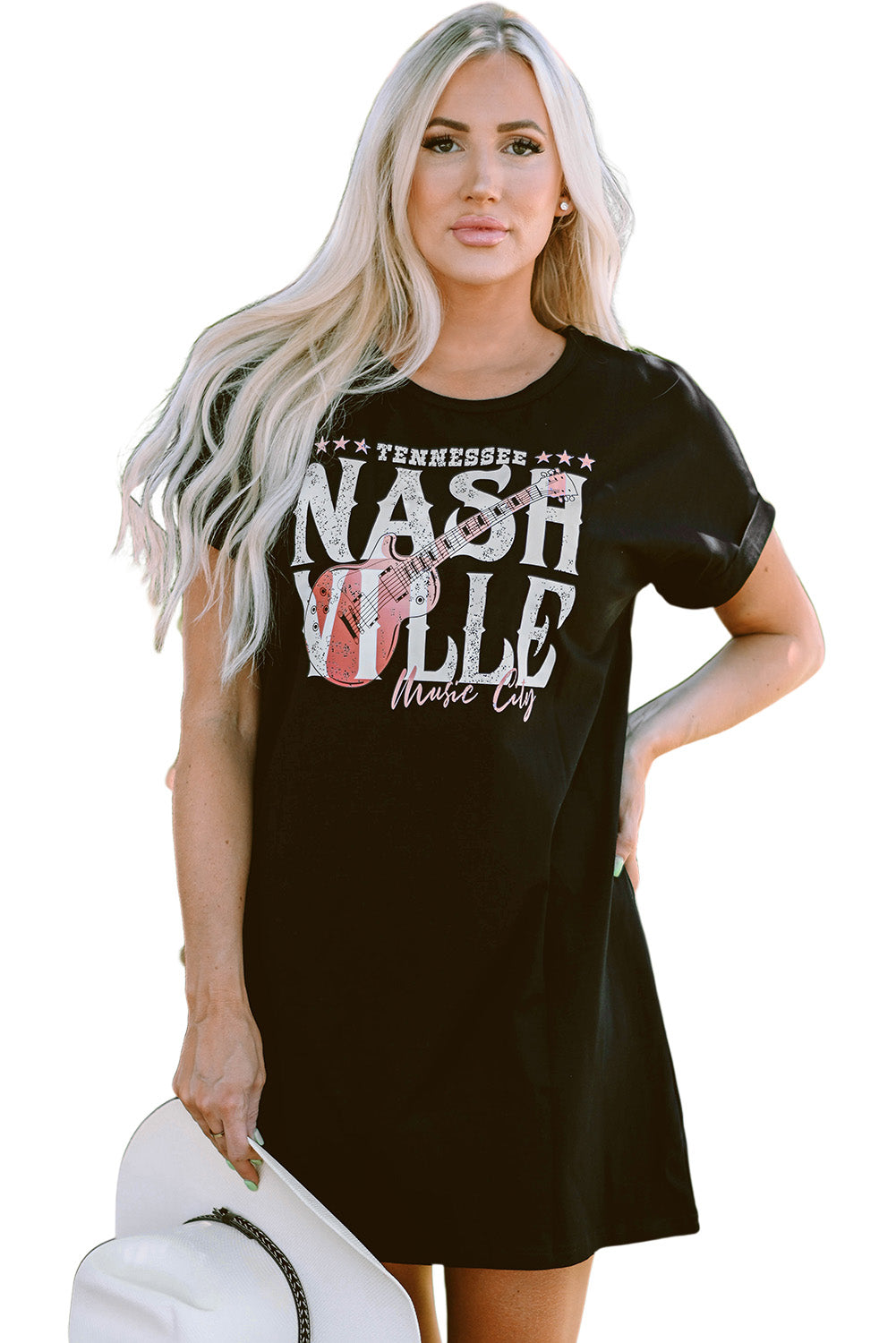 Black Nashville Music Festival Trending T-Shirt Dress